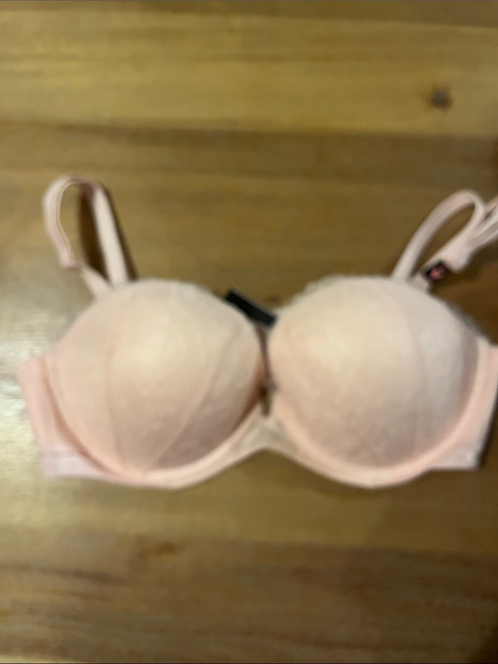 Victoria's Secret Pale Pink Lace Push-Up Bra